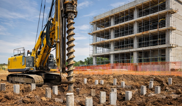 servico de Estaqueamento para Obras Comerciais