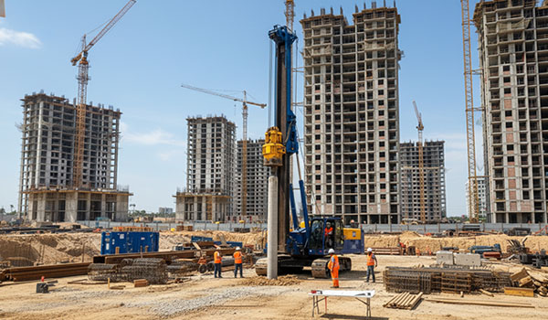 servico de Estaqueamento para Obras Comerciais